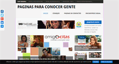 Desktop Screenshot of paginasparaconocergente.net